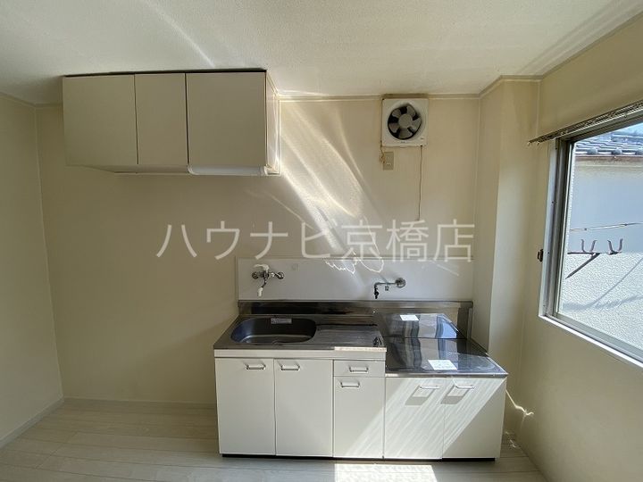 大阪府大阪市旭区高殿2(マンション)の賃貸物件のキッチン