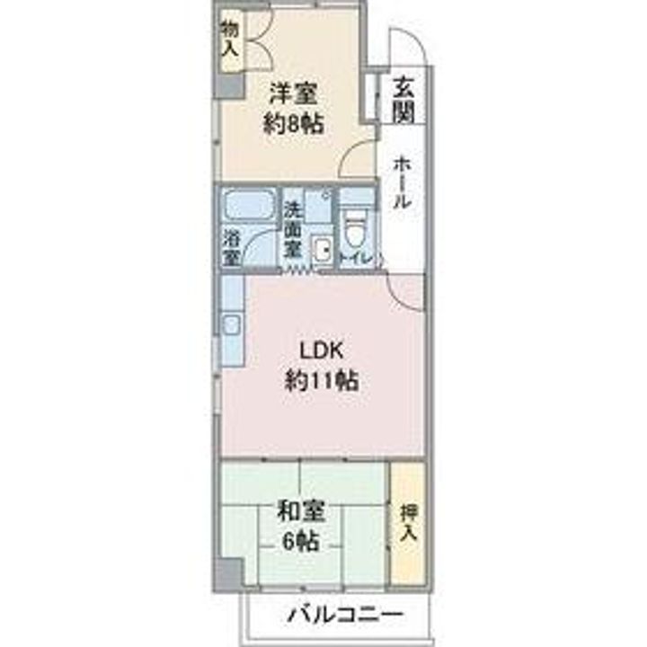 愛知県名古屋市名東区牧の原1(マンション)の賃貸物件の間取り
