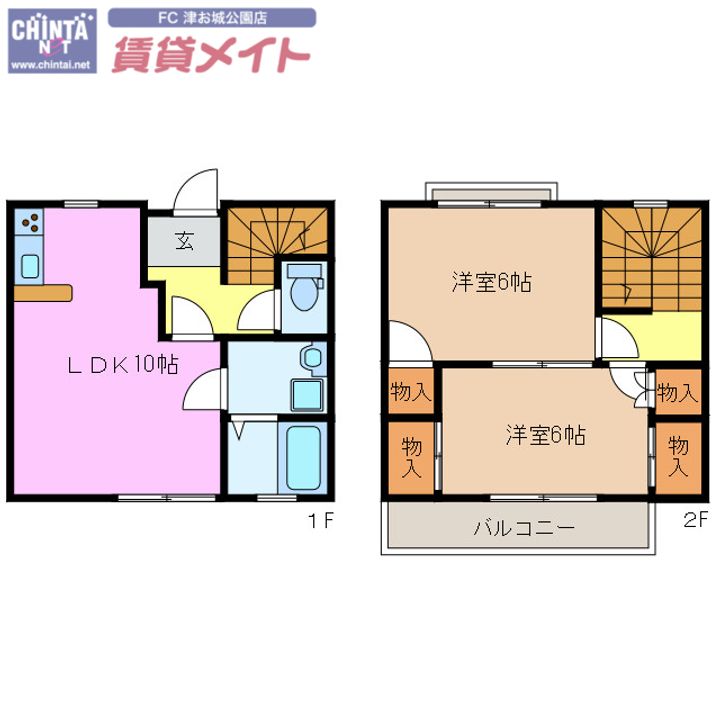 三重県津市芸濃町椋本(一戸建)の賃貸物件の間取り