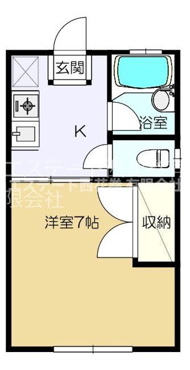 コーポネメアIの間取り