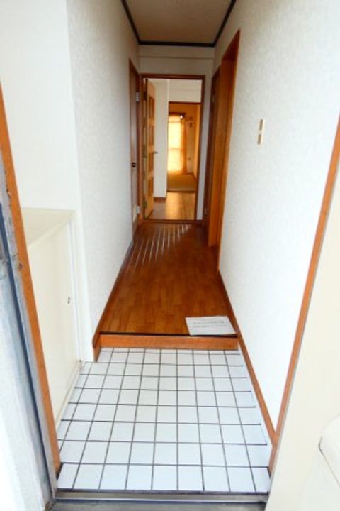 スカイプラザの玄関