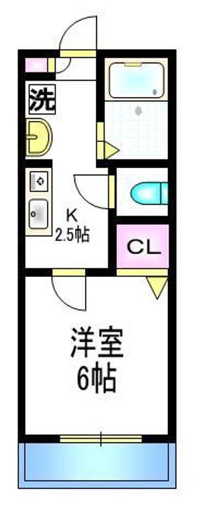 東京都豊島区南長崎2(アパート)の賃貸物件の間取り