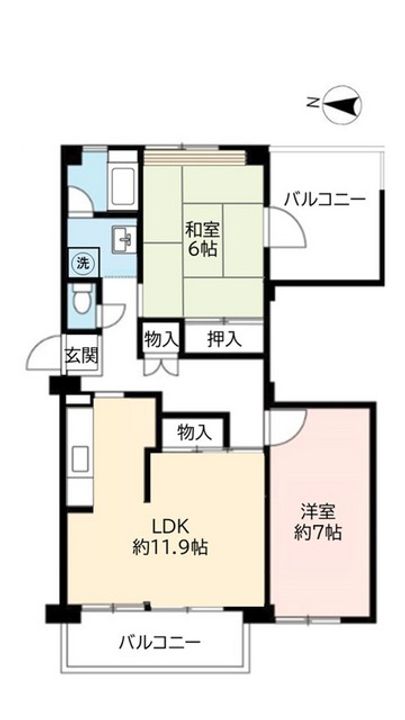 URポートアイランドの間取り