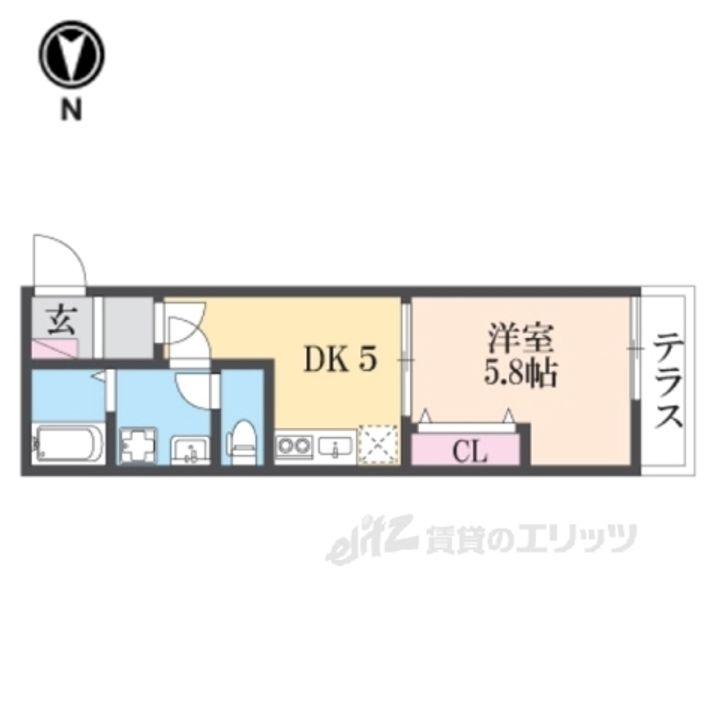 ノイヴェル小若江の間取り