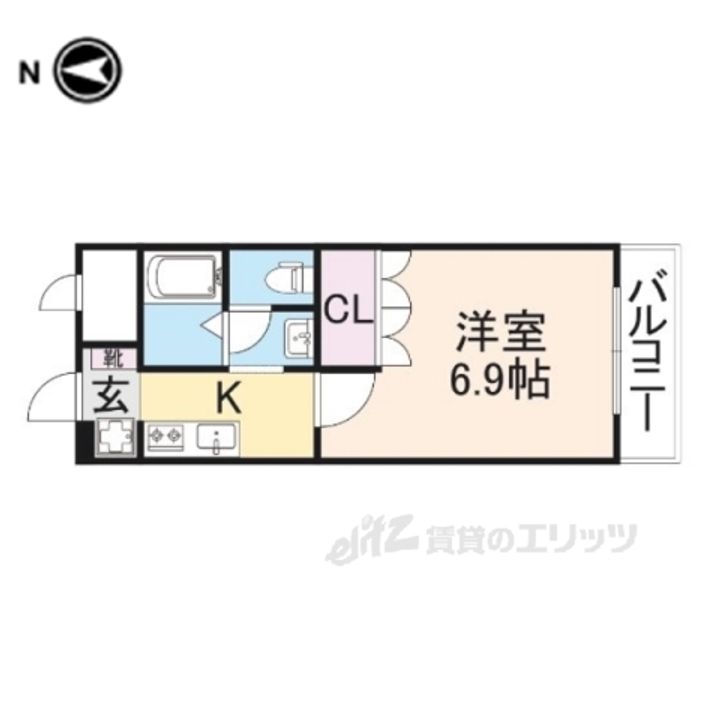 ラ・セゾン弐番館の間取り