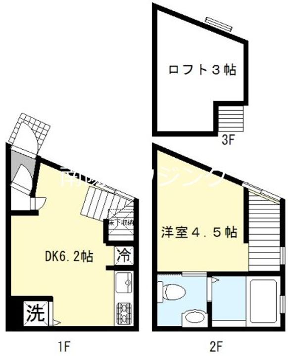 東京都世田谷区上祖師谷4(一戸建)の賃貸物件の間取り