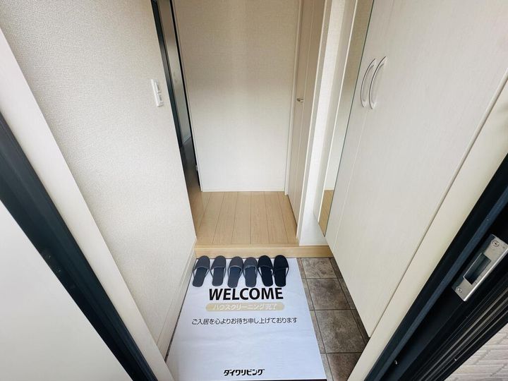 アズールDの玄関