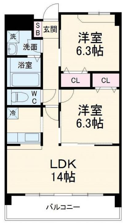 プレミアム御影の間取り