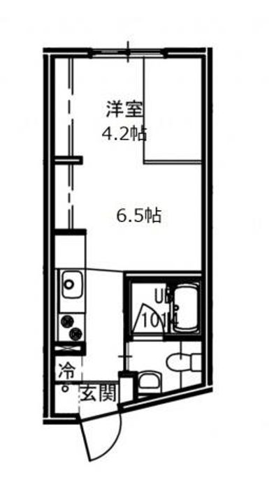 広島県広島市佐伯区五日市中央4(アパート)の賃貸物件の間取り
