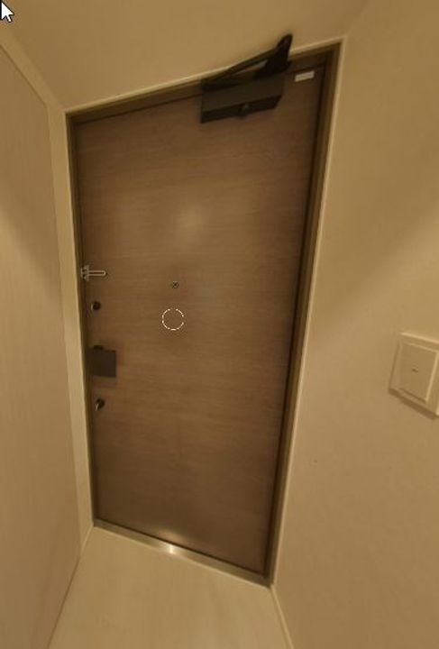 ザ・パークハビオ飯田橋プレイスの玄関