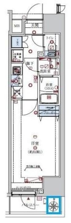 REXZY KIYOSUMI SHIRAKAWAの間取り