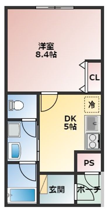 フルーメン ル・シェルの間取り