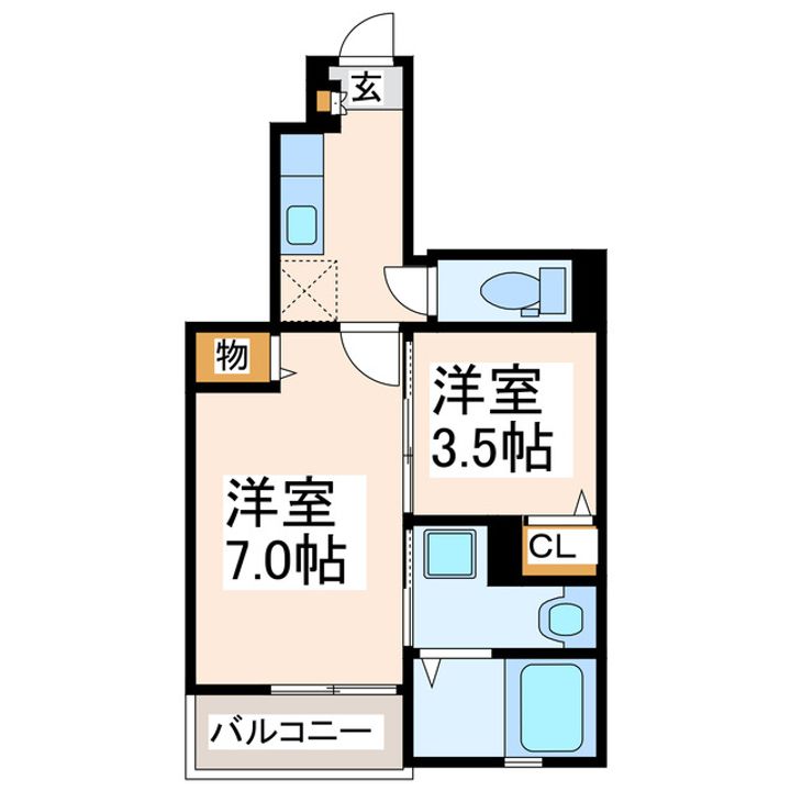 BLOSSOM 大江の間取り