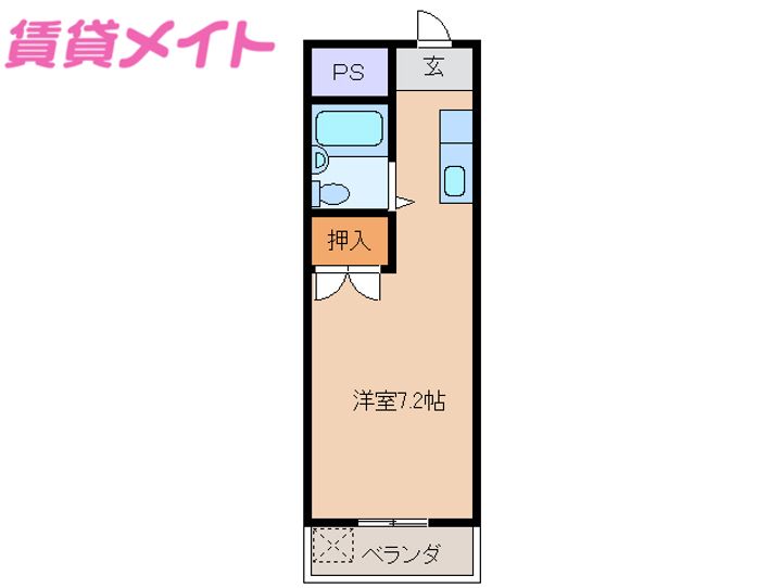 トマトハイツの間取り