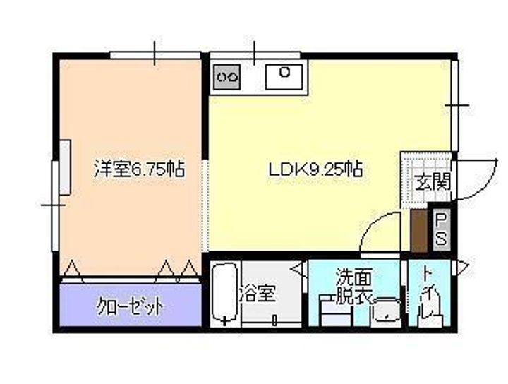 パールハイツ東根の間取り