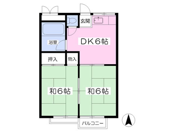 メゾン本篠の間取り