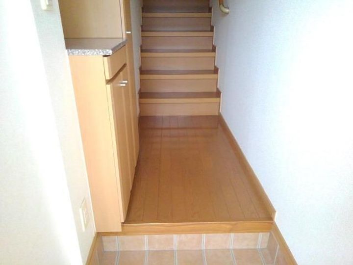 茨城県下妻市坂本新田(アパート)の賃貸物件の玄関