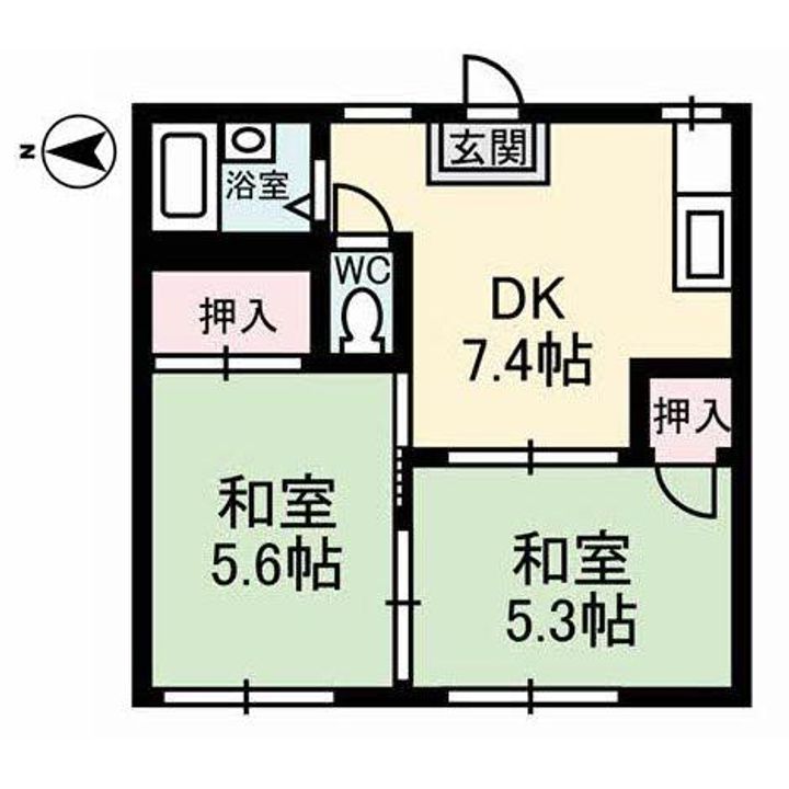 フォーブルKの間取り