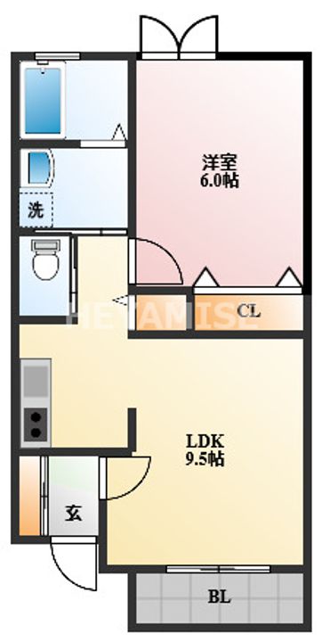 サンセットベイの間取り