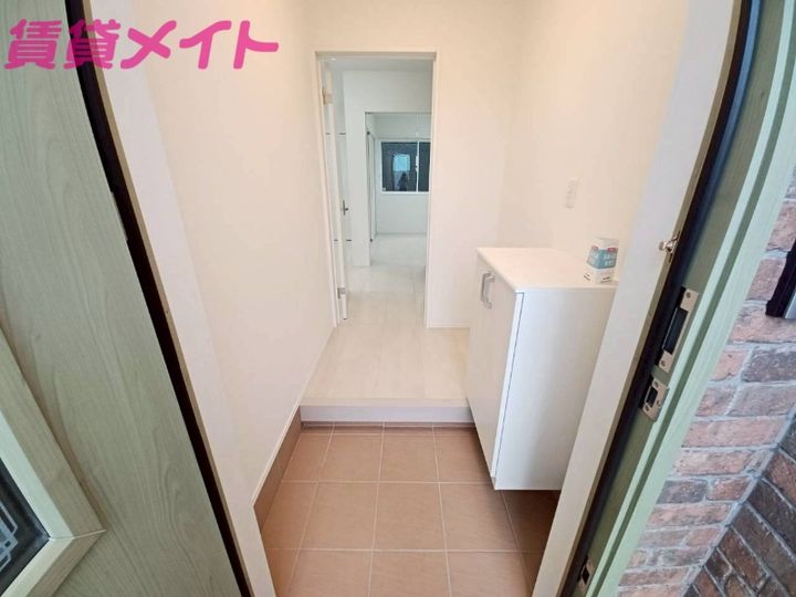 クオーレ白須賀の玄関