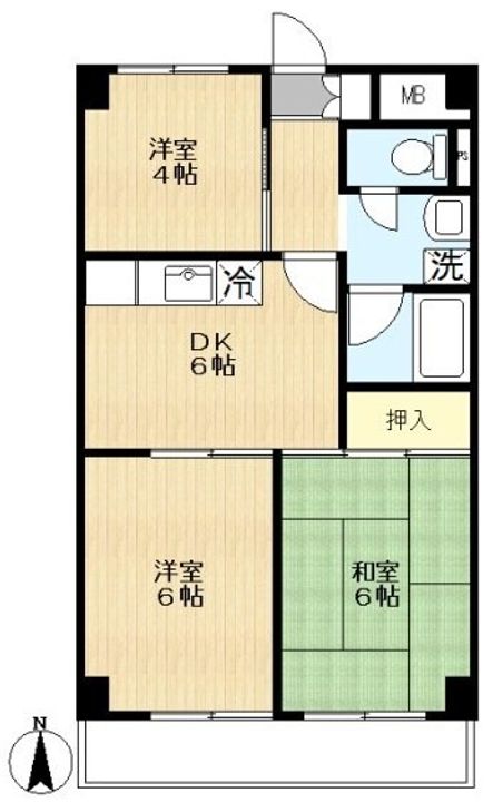 センチュリーハイム第2の間取り