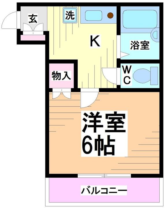 神奈川県川崎市多摩区西生田2(マンション)の賃貸物件の間取り