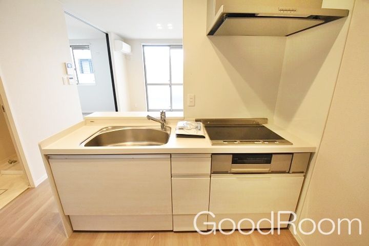 徳島県徳島市南沖洲3(アパート)の賃貸物件のキッチン