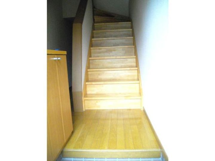 コンフォート弓削の玄関