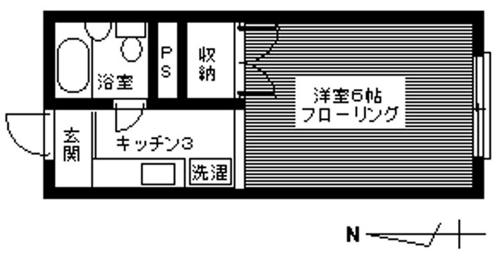 東京都八王子市長房町(マンション)の賃貸物件の間取り