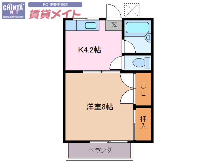 リベラル明野の間取り