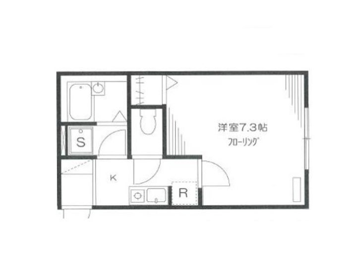 東京都港区南麻布4(アパート)の賃貸物件の間取り