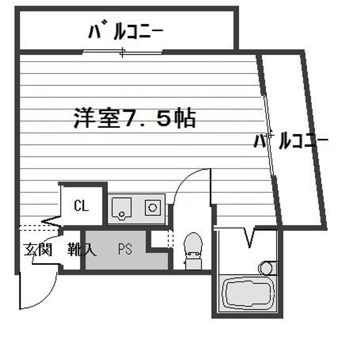 シャー平和島の間取り
