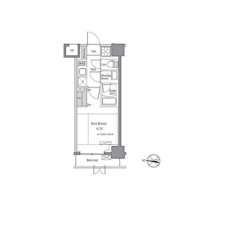 東京都品川区東品川3(マンション)の賃貸物件の間取り