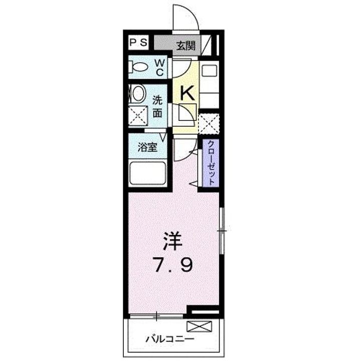 エスティーヌフジCの間取り