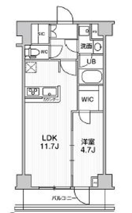 東京都墨田区本所4(マンション)の賃貸物件の間取り