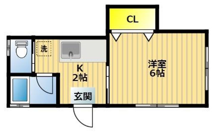 永塚第3アパートの間取り