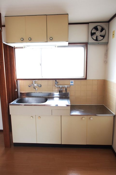 大阪府大阪市住吉区杉本1(マンション)の賃貸物件のキッチン
