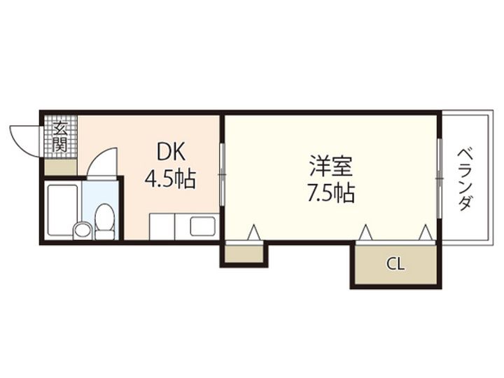 舟入安本ビルの間取り