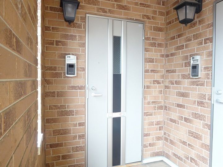 千葉県茂原市中部(アパート)の賃貸物件の玄関