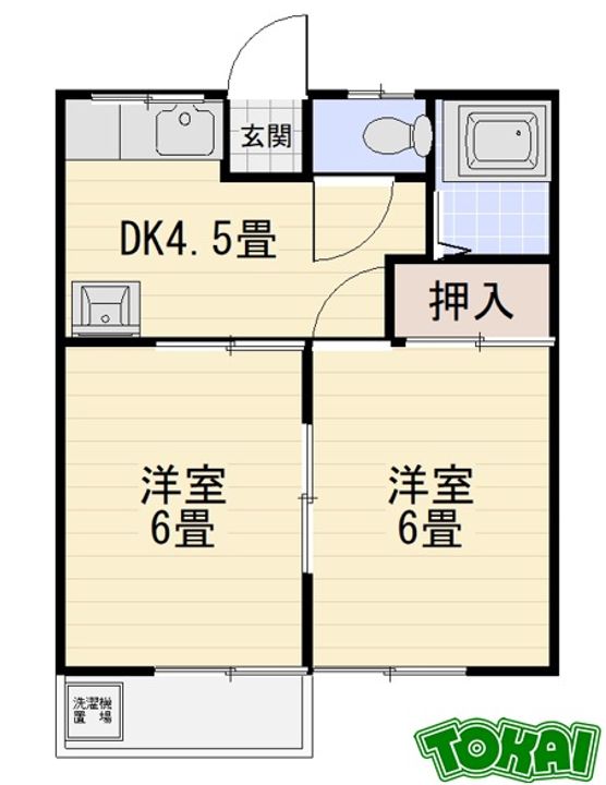 ハウスぽっかぽかの間取り