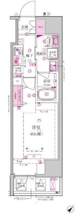 ベルシード西巣鴨の間取り