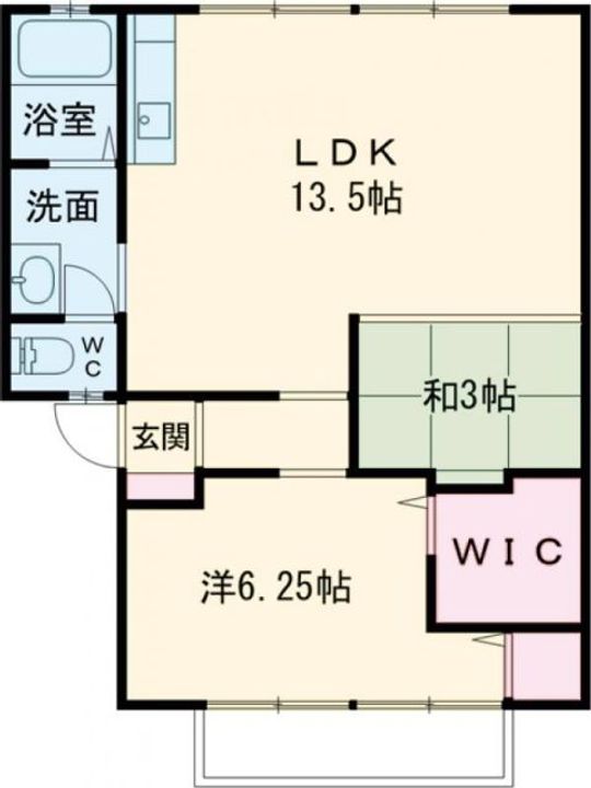 兵庫県小野市神明町(アパート)の賃貸物件の間取り