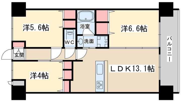 スプランディッド梅田グランノースの間取り
