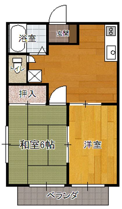 ハラハイツの間取り