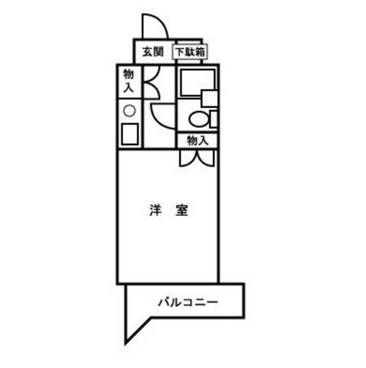 アルファ枝川の間取り