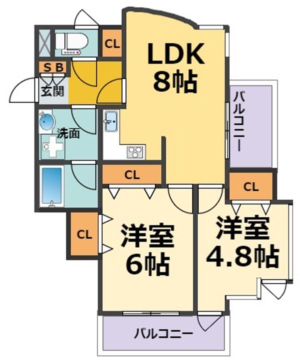 ドール甲子園の間取り