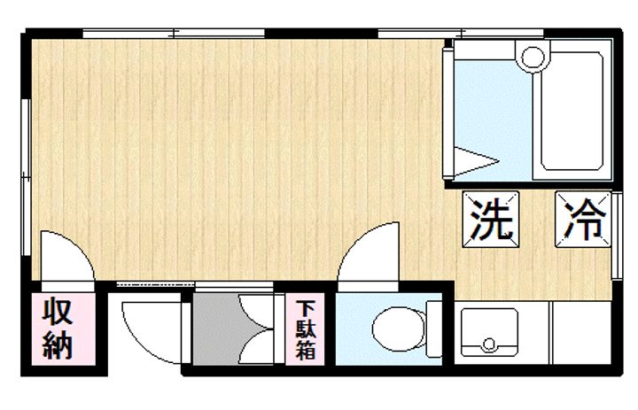 ハイツ末広の間取り