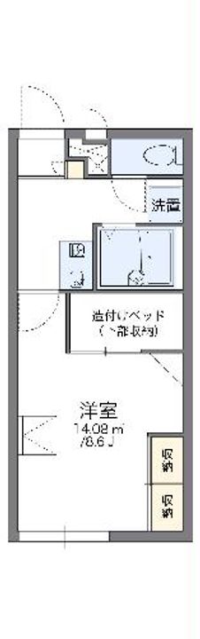 レオパレスSAKURA IIの間取り