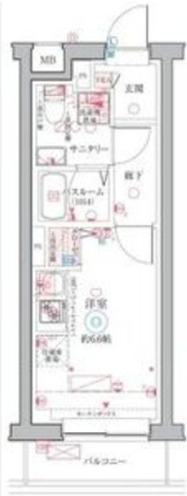 クレヴィスタ阪東橋の間取り