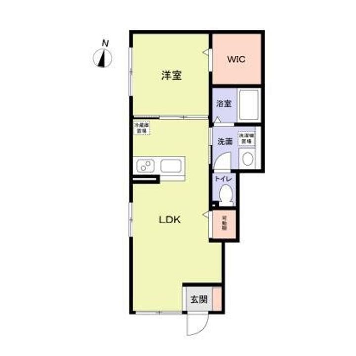 埼玉県越谷市南越谷5(アパート)の賃貸物件の間取り
